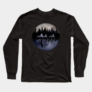 Stranger Things The Upside Down Moon Graphic Long Sleeve T-Shirt